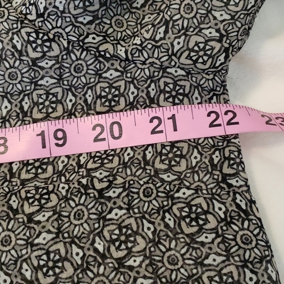 LIZ Claiborne Sheer Tunic Pheasant Top L EUC - Picture 7 of 8